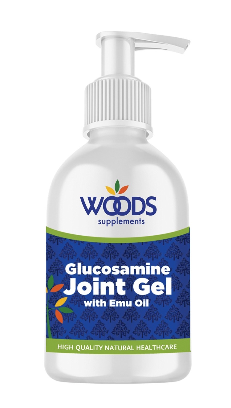 Glucosamine & Emu Oil Joint Gel Woods Health Supplements And Vitamins