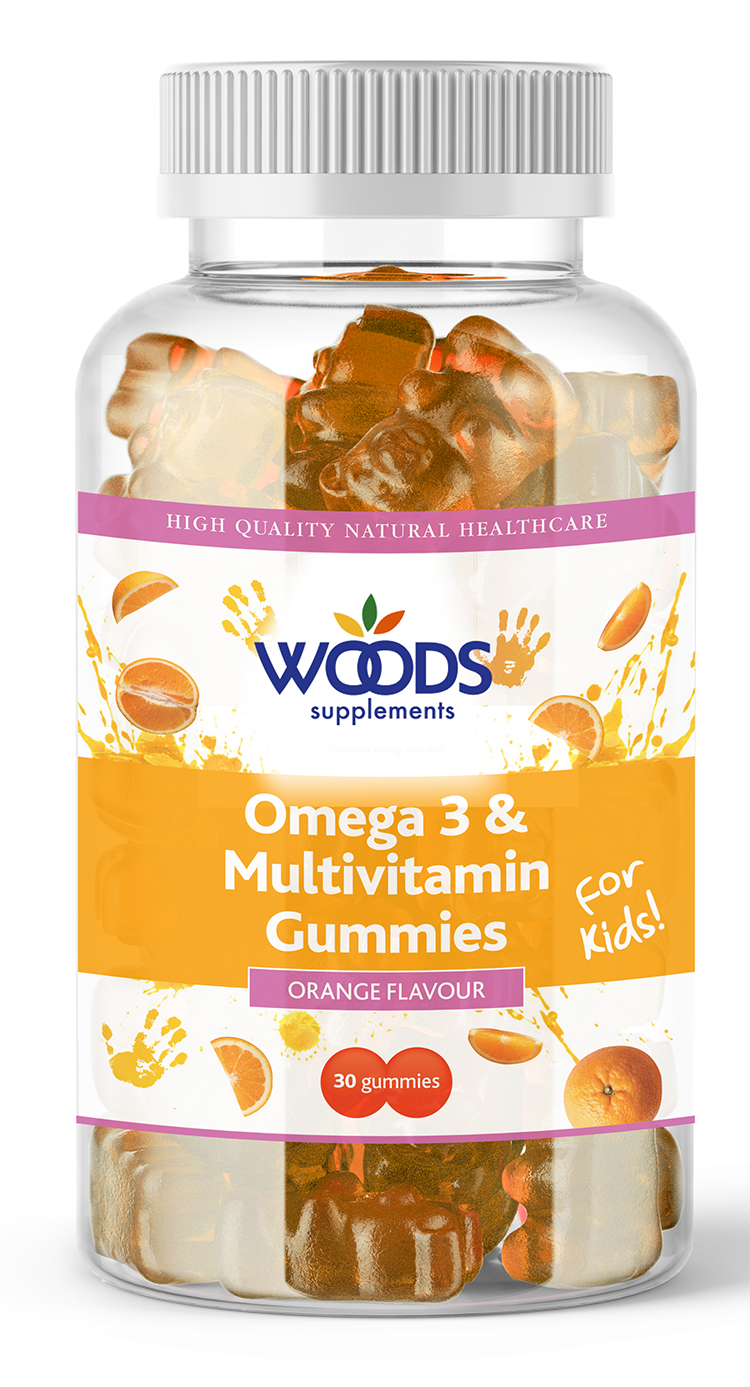 Omega 3 Multivitamin Gummies for Kids Woods Health Supplements