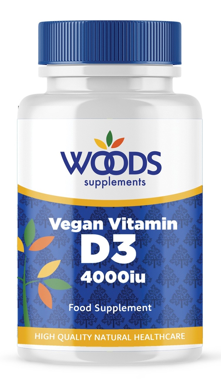Vegan Vitamin D3 4,000iu Woods Health Supplements And Vitamins