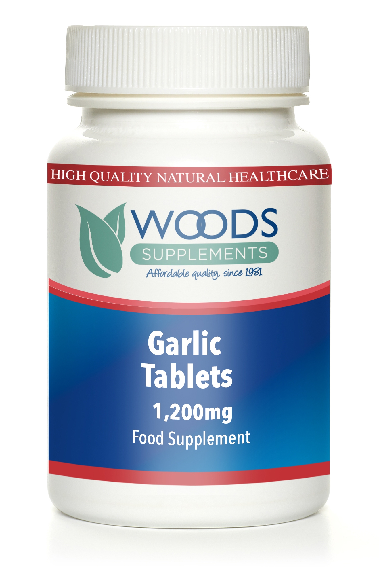Garlic Tablets 1200mg Woods Health Supplements And Vitamins