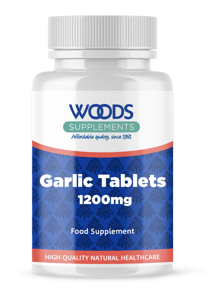 Garlic Tablets 1200mg Woods Health Supplements And Vitamins