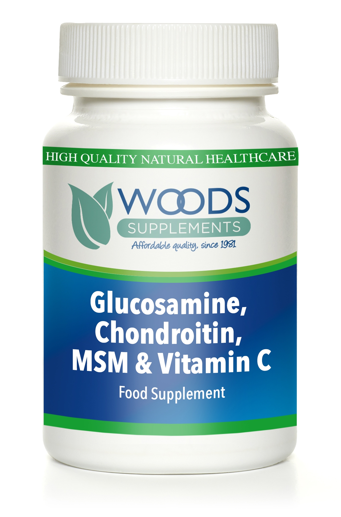 Glucosamine, Chondroitin, MSM & Vitamin C Woods Health Supplements And Vitamins