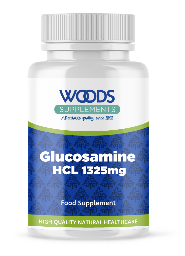 Glucosamine HCL 1325mg Woods Health Supplements And Vitamins